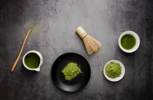 Serbuk Matcha yang dijadikan Minuman, Manfaat Teh Hijau Jepang Untuk Kesehatan (Sumber : Freepik)