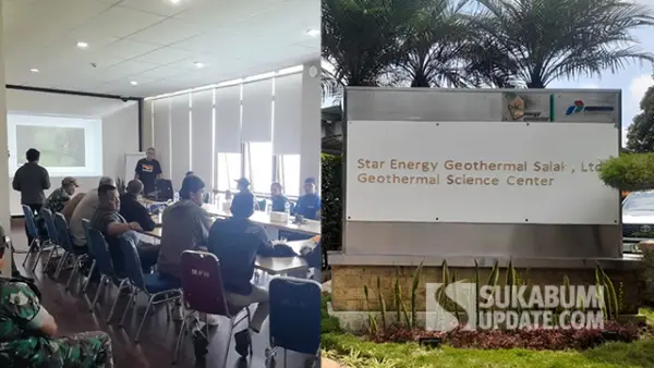 Warga Kabandungan dan Kalapanunggal Melakukan Audiensi dengan pihak Star Energy Terkait Gempa Sukabumi, Senin (22/09/2025). (Sumber : SU/Ibnu Sanubari).