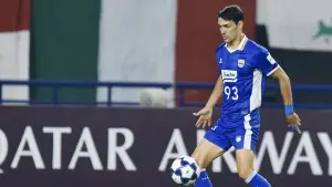 Aksi Federico Barba saat menghadapi Lio City Sailors di ajang ACL Two Kamis lalu (Sumber: Instagram/@persib)