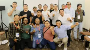 14 media lokal dari sejumlah daerah di Indonesia dalam program IMA 2.0 teras.id (Sumber: dok IMA)