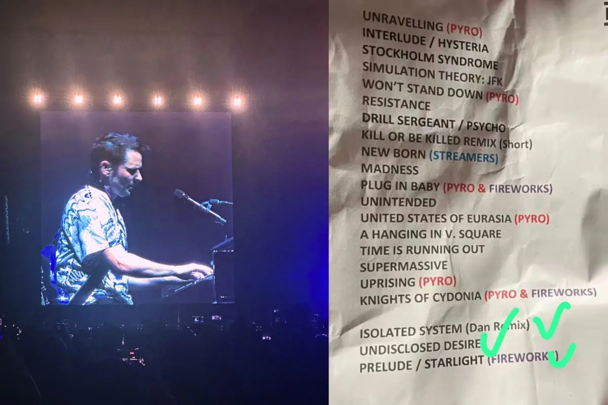 Muse membuktikan mengapa mereka adalah band rock sejati. Keganasan 