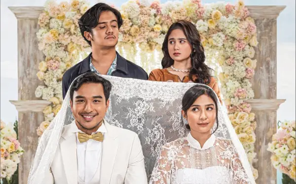 Poster Dilanjutkan Salah Disudahi Perih, film terbaru yang tayang di biokop tentang rumah tangga, cinta dan luka yang tidak benar-benar bisa hilang (Sumber : x/@watchmenID)