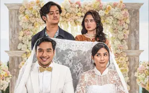 Poster Dilanjutkan Salah Disudahi Perih, film terbaru yang tayang di biokop tentang rumah tangga, cinta dan luka yang tidak benar-benar bisa hilang (Sumber : x/@watchmenID)
