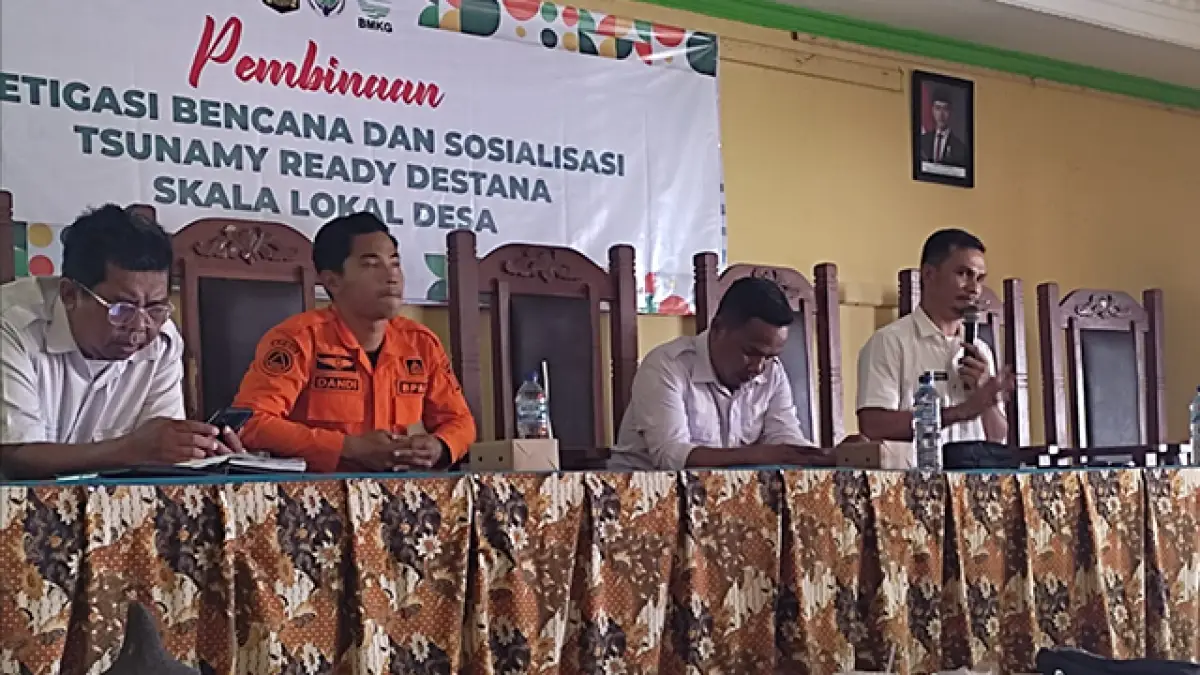 BPBD Sukabumi Bekali Relawan Destana Citepus Hadapi Ancaman Tsunami