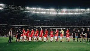 Skuad Timnas Indonesia saat meghadapi Bahrain di Stadion Gelora Bung Karno pada putaran ketiga Kualifikasi Piala Dunia 2026 (Sumber: Instagram/@thomhaye)