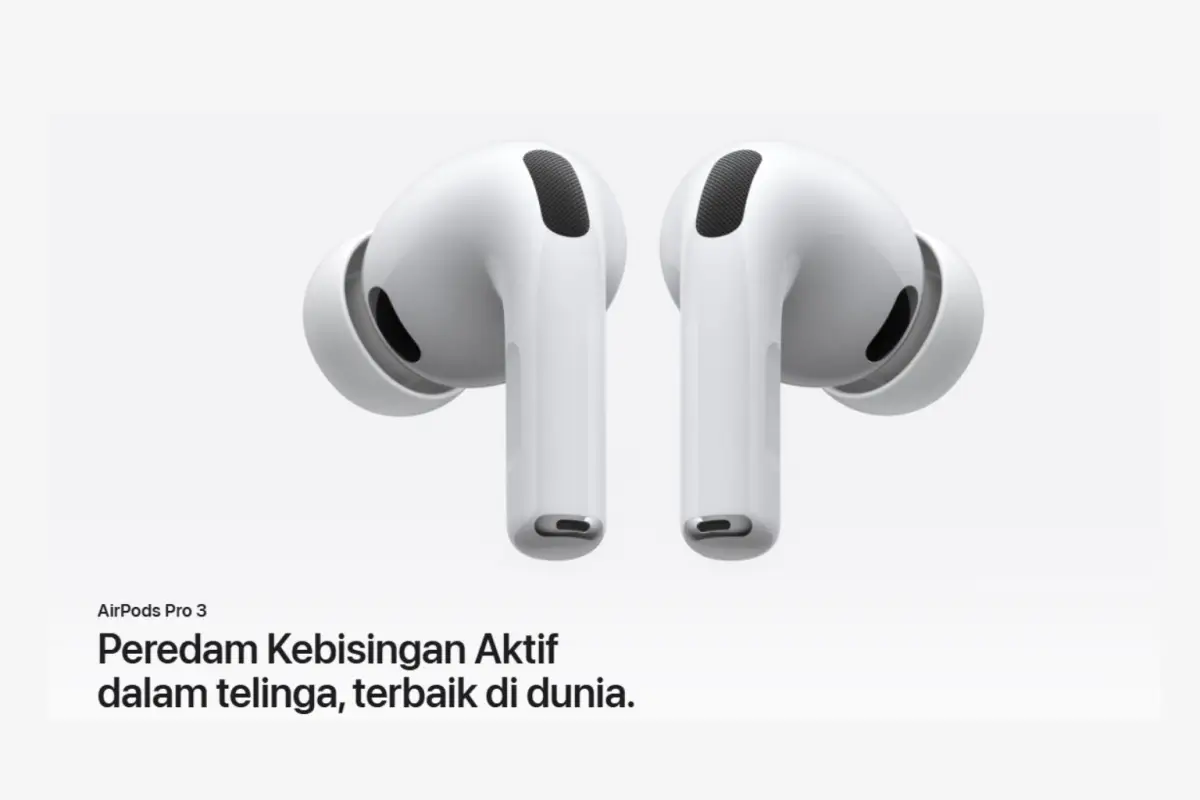AirPods Pro 3 kini dilengkapi Adaptive Audio 2.0 yang ditenagai AI