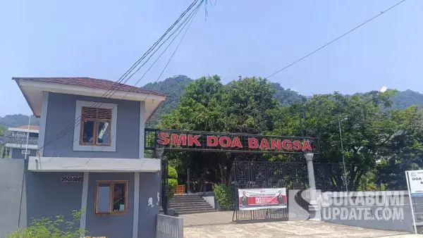 Gedung SMK Doa Bangsa, di Kecamatan Palabuhanratu, Kabupaten Sukabumi | Foto : Ilyas Supendi