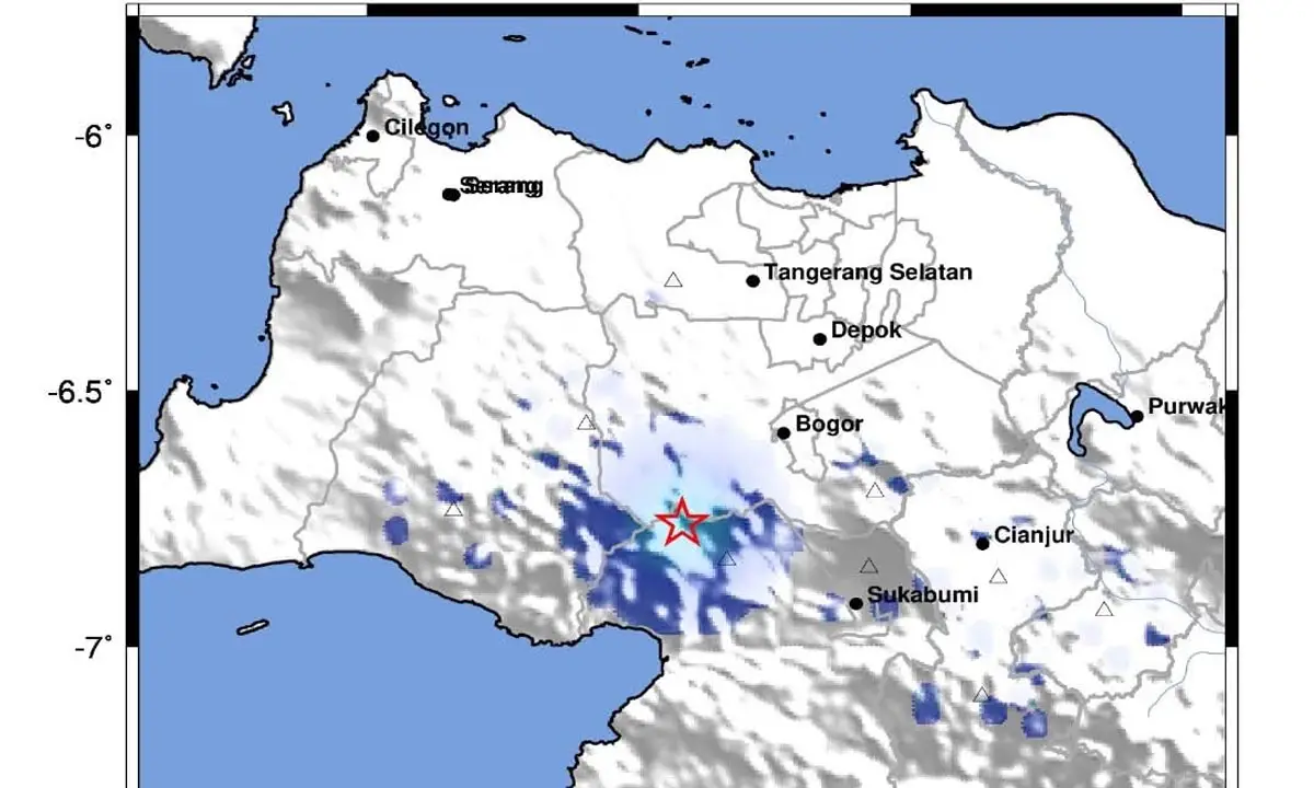 Gempa M3.0 Kembali Guncang Kabandungan Sukabumi, 9 Kali Gempa Sejak Sore