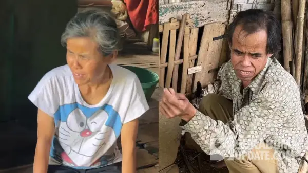 Kapen dan Imas, dua bersaudara penyandang disabilitas yang hidup dalam keterbatasan di Nyalindung Sukabumi. (Sumber: Dok Warga)
