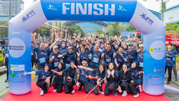 Inpower Fun Run: Driving Sustainability Energy Transition. (Sumber : dok PLN IP UBP JPR)