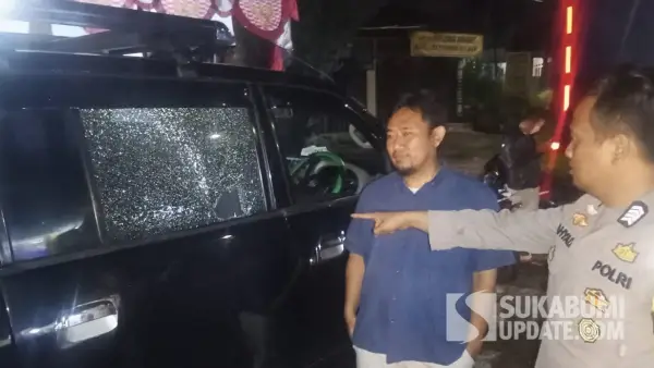 Maling modus pecah kaca yang terjadi di Jalur Lingsel Kota Sukabumi pada Senin (29/9/2025). (Sumber: Polisi)
