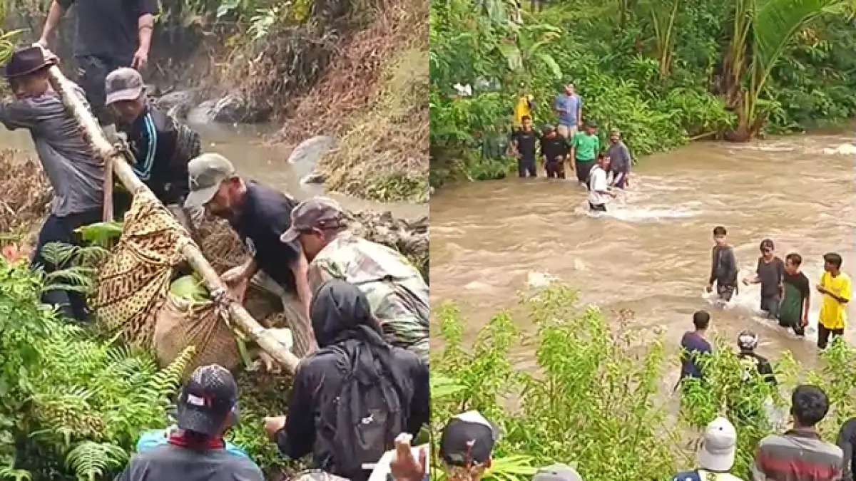 Terseret Arus Sungai Cisodong, Warga Cisolok Sukabumi Tewas Saat Pulang dari Kebun