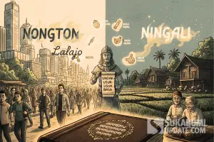 Kosa kata Sunda yang unik dan formal seperti Nyukcruk (Memberi) dan Ngical (Menjual) kini tergeser dari percakapan sehari-hari, menyoroti tantangan dalam merawat kedalaman budaya  tatakrama bahasa Sunda. (Ilustrasi AI: ChatGPt)