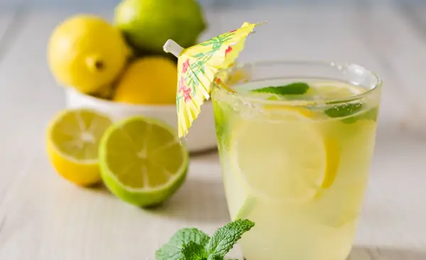 Ilustrasi Mocktail Nira Mint Lemon Kreasi Minuman dari Air Nira, 5 Resep Minuman Sehat dari Air Nira (Sumber : Freepik)
