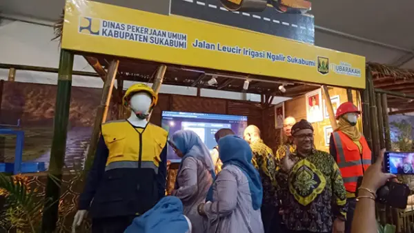 Dinas PU Kabupaten Sukabumi Tampilkan Komitmen Pembangunan Jalan dan Irigasi di Expo 2025. (Sumber : Dok Dinas PU).