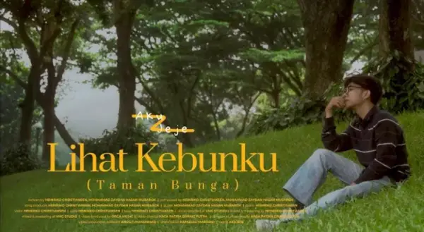 Official Lylic Video Lihat Kebunku (Taman Bunga) Aku Jeje (Sumber : Youtube /@Aku Jeje)