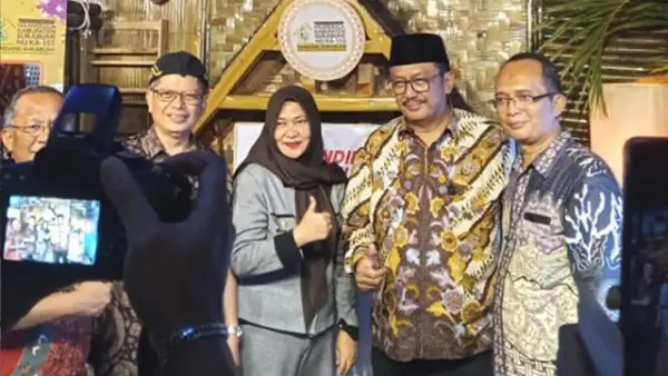 Stand Disdik Kabupaten Sukabumi di Sukabumi Expo 2025. (Sumber : Istimewa.).