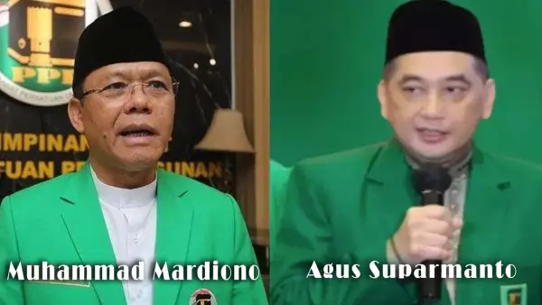 Muhammad Mardiono dan Agus Suparmanto | Foto : Colase SukabumiUpdate