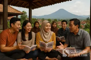 Tiga Partikel Sunda yang paling sering muncul dan wajib Anda kuasai adalah "atuh," "téh," dan "mah." (Prompting AI: ChatGPt)