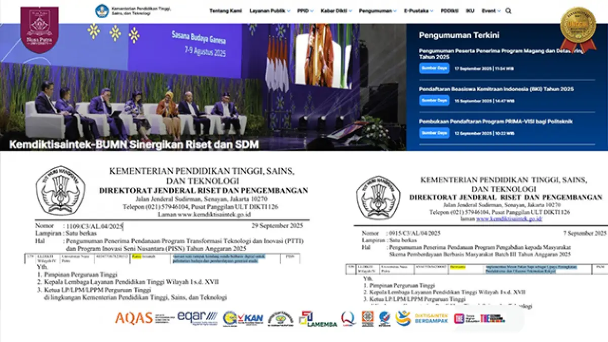 Dua Dosen Nusa Putra University Raih Hibah Nasional Kemensaintek Dikti 2025