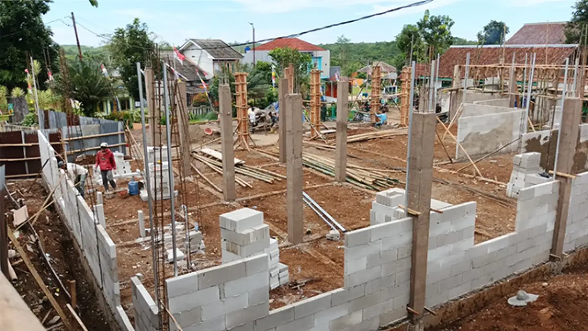 Anggaran Rp2,6 Miliar, Gedung Kantor Kecamatan Purabaya Sukabumi Mulai Direhab