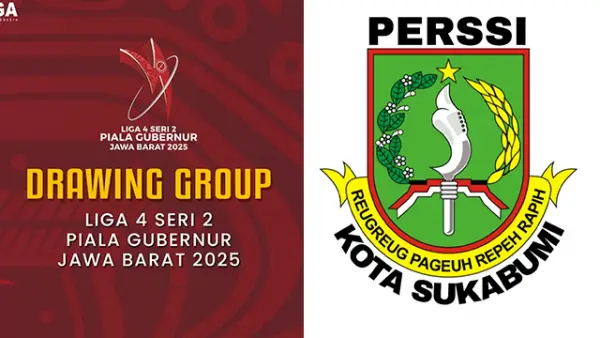 Laskar Bumi Geulis Siap Bertarung di Grup D Liga 4 Seri 2 Piala Gubernur Jabar 2025. (Sumber : Instagram/@perssikotasukabumi/@liga4matches).