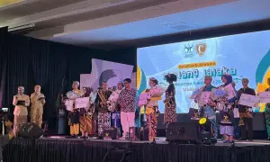 Malam Grand Final Mojang Jajaka Kabupaten Sukabumi 2025 di Auditorium Nusa Putra University, pada Jumat (3/10/2025) | Foto : Turangga Anom