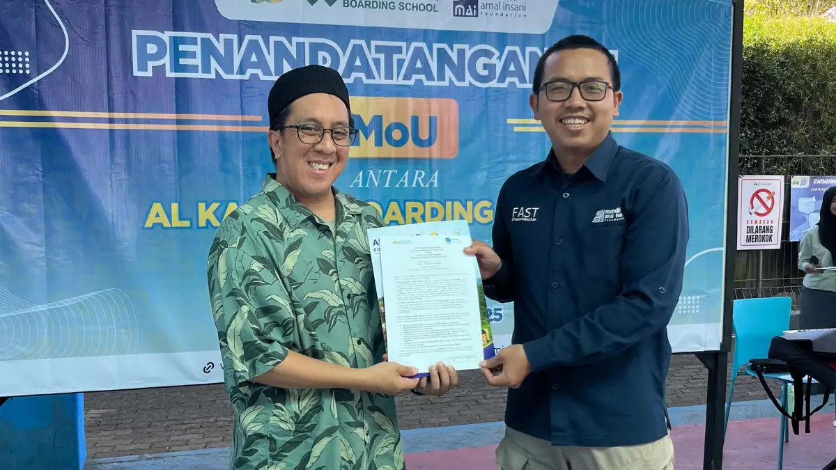 Nota kesepahaman (MoU) antara Al Kausar Boarding School dan Mandiri Amal Insani.