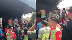 Tangkapan layar video viral terkait protes peserta event lari bertajuk OsteoRun di Kota Sukabumi. (Sumber Foto: Istimewa)