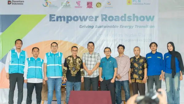 PT PLN Indonesia Power Unit Bisnis Pembangkitan Jawa Barat 2 (UBP JPR) di Nusa Putra University (Sumber: dok PLN IP UBP JPR)
