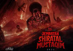 Poster Film Jembatan Shiratal Mustaqim yang akan tayang pada 9 Oktober 2025 (Sumber : X/@bicaraboxoffice)