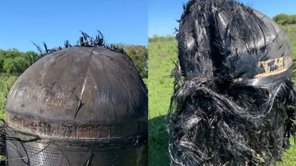 Sebuah misterius jatuh di Argentina. (Sumber : Jam Press).