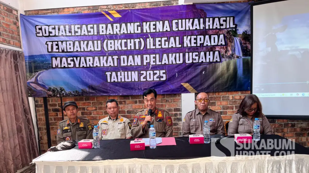 Gencarkan Sosialisasi Bahaya Rokok Ilegal, Satpol PP Sukabumi Libatkan Kepala Desa dan Pengusaha