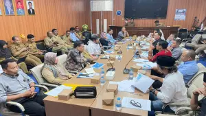 Rakor Komisi III DPRD Kabupaten Sukabumi bersama OPD dan Perumda, Senin-Selasa (6-7/10/2025) | Foto : Dok. Humas DPRD