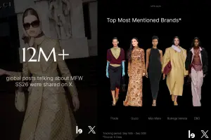 Momen penutup dari Paris Fashion Week SS26 Womenswear! Selama 9 hari (29 September - 7 Oktober), Paris kembali jadi ibu kota mode global, menampilkan koleksi Spring/Summer 2026 (Sumber: X/@XFashion)