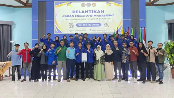 BEM UMMI Bangkit Lagi! Semangat Kepemimpinan Mahasiswa Kembali Menyala. (Sumber : Dok UMMI).
