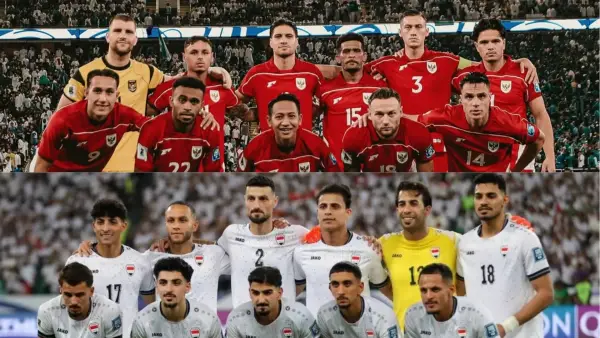Timnas Indonesia akan menghadapi Irak di laga kedua ronde keempat Kualifikasi Piala Dunia 2026 Zona Asia. Timnas Indonesia harus meraih kemenangan untuk dapat bermain di Piala Dunia (Sumber : Instagram/@marcklok @iraqnt_en)