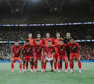 Starting line up Timnas Indonesia saat dikalahkan Irak di laga terkahir grup B Kualifikasi Piala Dunia 2026 Zona Asia (Sumber: Instagram/@timnasindonesia)