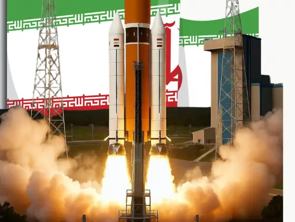 Luar angkasa kini menjadi panggung baru untuk menunjukkan kemampuan teknologi dan pengaruh global. Dengan bergabungnya Iran dalam daftar elit negara-negara peluncur satelit independen (Sumber: Canva)