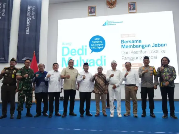 Gubernur Jawa Barat, Dedi Mulyadi, menyatakan harapannya agar Universitas Islam Internasional Indonesia (UIII) di Depok menjadi etalase yang mengenalkan kebudayaan Sunda ke tingkat internasional. (Sumber: jabarprov.go.id)