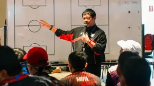 Indra Sjafri mengatakan bahwa dirinya cukup puas dengan hasil dan perkembangan anak asuhnya pada TC perdana Timnas Indonesia U-23 (Sumber: Instagram/@indrasjafri_coach)