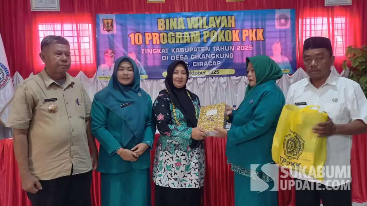 Dorong Penguatan Program Berbasis Potensi Lokal, TP PKK Sukabumi Bina Kader di Ciracap