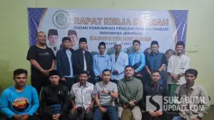 Jajaran pengurus BKPRMI Kabupaten Sukabumi. (Sumber: SU/Ragil Gilang)