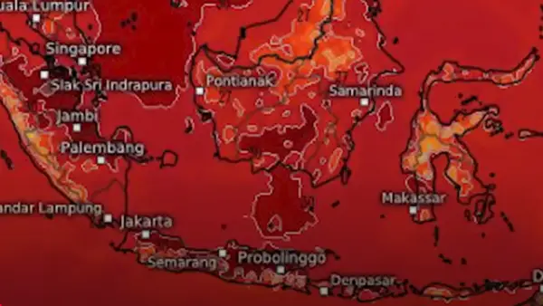indeks sinar ultraviolet, cuaca panas landa Indonesia (Sumber: BMKG)