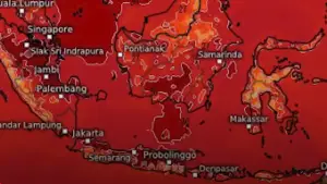 indeks sinar ultraviolet, cuaca panas landa Indonesia (Sumber: BMKG)