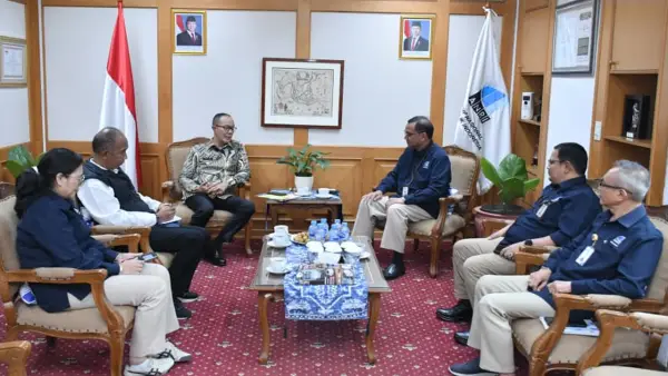 Wali Kota Sukabumi Ayep Zaki diterima langsung oleh Kepala ANRI, Dr. Mego Pinandito, bersama jajaran, Rabu (15/10/2025) | Foto : Dokpim