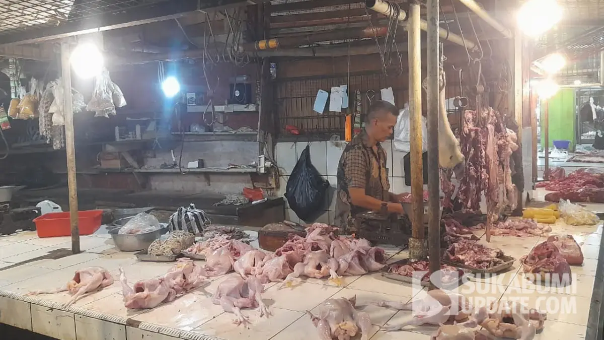 Daya Beli Melemah Buntut MBG?, Harga Daging Ayam Naik 14 Persen di Cicurug Sukabumi