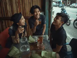 Pelajari seni memilih kata "bohong" yang tepat dalam bahasa Sunda - ngabohong, ngabobodo, atau ngawadul. (Sumber: Canva)