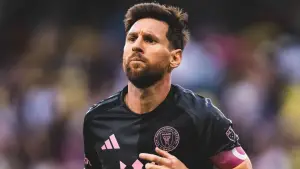 Lionel Messi mencetak hattrick ke gawang Nashville di ajang MLS tadi malam (Sumber: Instagram/@intermiamicf)