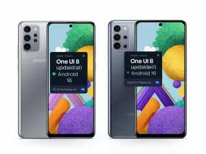 Wah, Galaxy A55 & A35 di India kini makin "pintar"! Mereka telah menerima update One UI 8 yang diperkaya Galaxy AI, bikin hp mid-range rasanya premium. (ilustrasi:Canva)